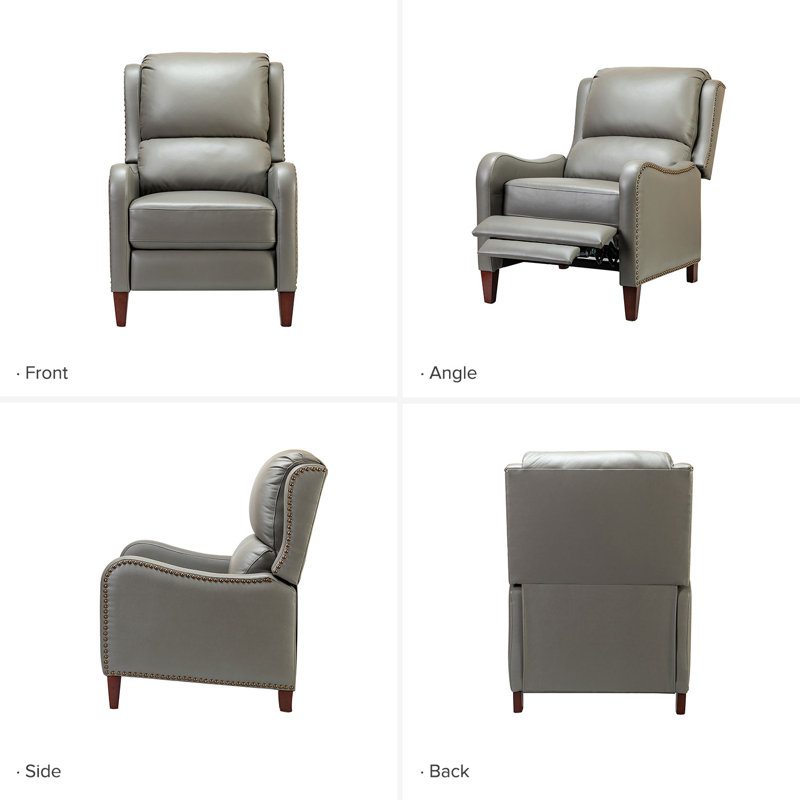 Red Barrel Studio® Bipasha Leather Recliner & Reviews Wayfair